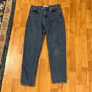 & Other Stories medium wash straight leg jeans